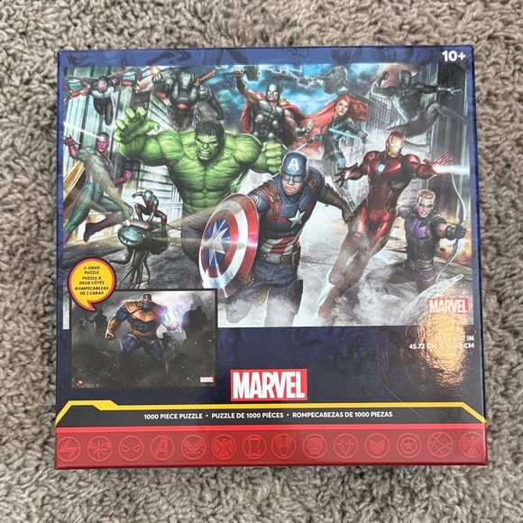 Marvel Other - Marvel Superheroes 1000 Piece Puzzle - double sides